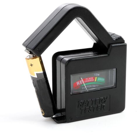 Testeur de Piles Numérique Universel Modèle BT860, Compatible avec Piles AA, AAA, C, D, 9V, et Boutons, Affichage Analogique Précis, Éco-responsable, Portable, Fonctionne sans Batterie