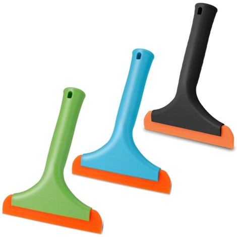 3 Pièces Extracteurs De Vitres en Silicon, Raclette en Silicone pour Vitre, Petite Taille pour Voiture Raclette pour vitres de Voiture, comptoir de cuisin, Verre, Cuisines, salles de Bains (1/5)
