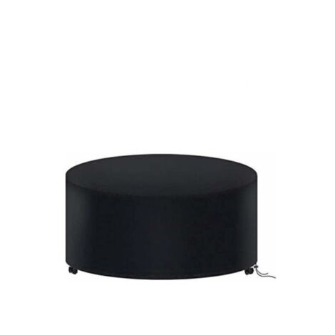 Housse de Protection Table Ronde de Jardin 180 X 90CM, Housse Salon de Jardin Imperméable, 210D Oxford Bache Protection Table Exterieur Ronde
