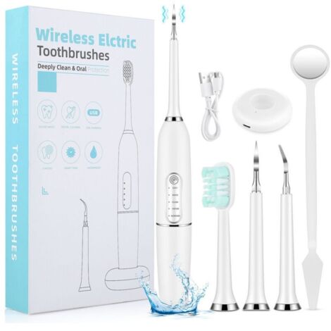 Brosse à dents électrique ultrasonique adulte - Nettoyage dentaire profond - Soin buccal complet