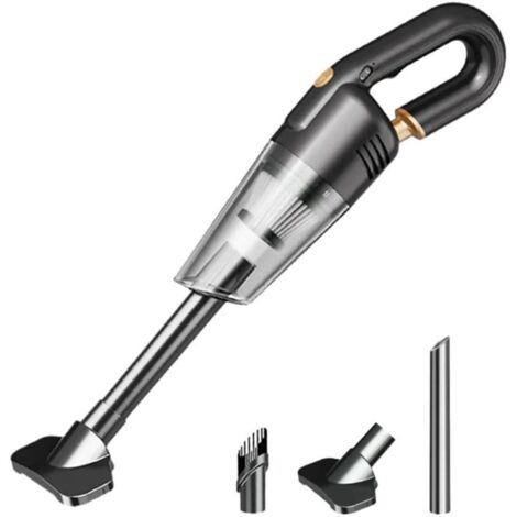 Aspirateur de voiture puissant 4500Pa 60W, mini aspirateur main sans fil rechargeable. Avec filtre USB, pour voiture et maison, efficace sur poils de chien.