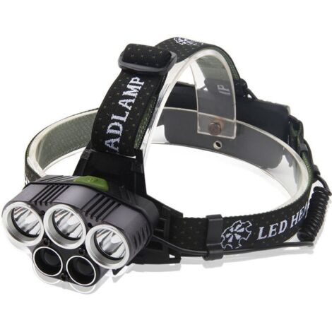 Lampe Frontale LED Rechargeable USB - pour Randonnée, Course, Pêche, Camping, Escalade(incluse Batterie)