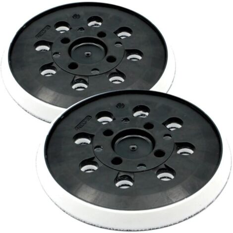 2-10 plateaux velcro 125mm - Compatible Bosch PEX series - Remplacement direct - Adhérence durable