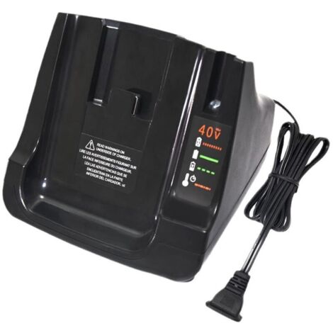 Chargeur LCS36 LCS40 pour Black&Decker 36V-40V - Compatible batteries LBXR36 LBX36 LBXR2036 LBX1540 - Standard US