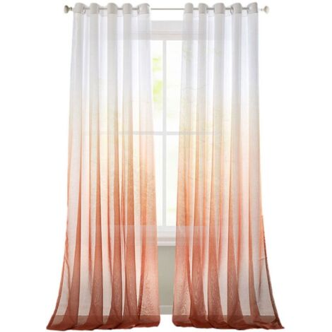 1 Rideau 100x250cm à Imprimé Floral - pour Salon ou Chambre - Décoration de Fenêtre