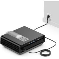 Perfect Câble Alimentation 1m Noir – 3 Broches, Fiche Mâle Vers C13, Pour PC écran Imprimante