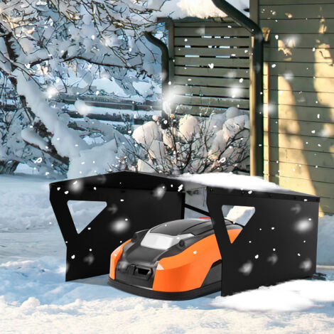 TolleTour Garage Tondeuse Economic Noir Toit pour robot de tonte 786034CM Petits outils de jardinage (1/5)