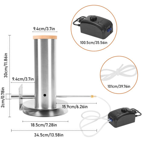 Fumoir générateur de fumeur pour fumage froid et chaud/chaud,copeaux de Fumoir générateur de fumeur pour fumage froid et chaud/chaud,copeaux de