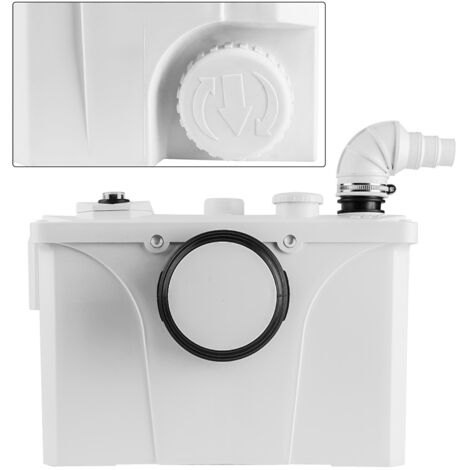 TolleTour station de relevage Eaux usées Matières fécales, Pompage Broyeur Sanitaire pour WC Douche 700W
