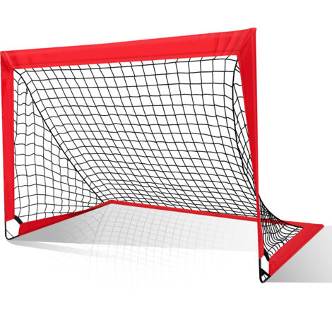 TolleTour But de football Pop-Up pour enfants 120 x 90 x 90 cm – cadre en fibre de verre avec filet Dacron et sac de transport (1/5)