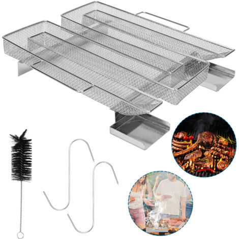 TolleTour Generatore di fumo freddo per affumicare carne e pesce con spazzola per la pulizia del barbecue (1/5)