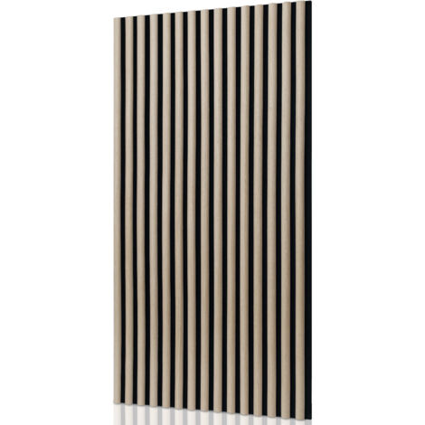 TolleTour 2 paneles acústicos semicirculares Paneles de pared Paneles de pared modernos Acústicos Madera MDF Paneles de pared 120 x 60 x 2,1 cm Color roble (1/5)