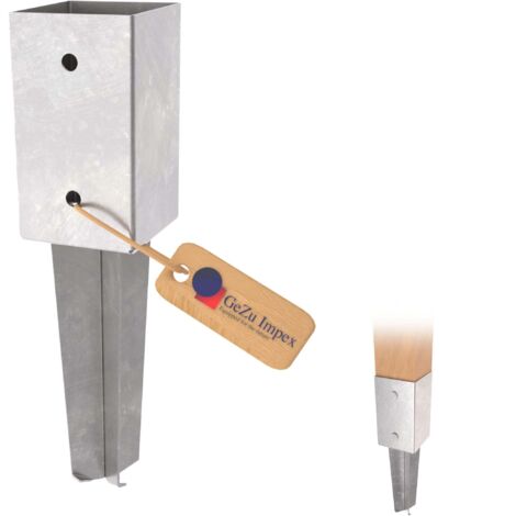 Manguito De Tierra ALBERTS 750x61x61 Mm – Soporte Para Postes De Acero Galvanizado – Fijación Resistente