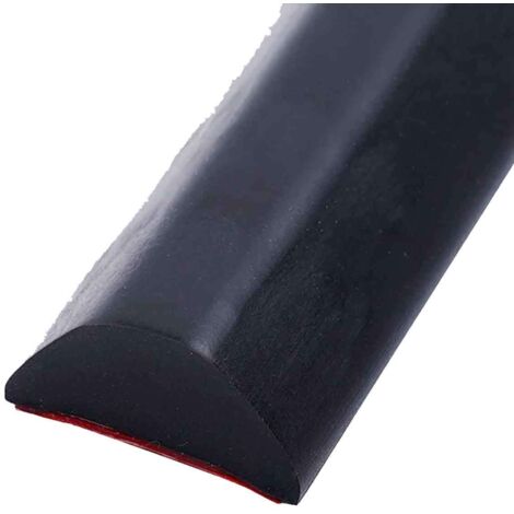 Faltbare Gummi-Hochwasserschutzbarriere für Badezimmer (1 Stück) zur Trennung von Wasser- und Trockenbereichen, Küche und Dusche. Schwarze Silikon-Dusch-/Küchenschwelle. (1/5)