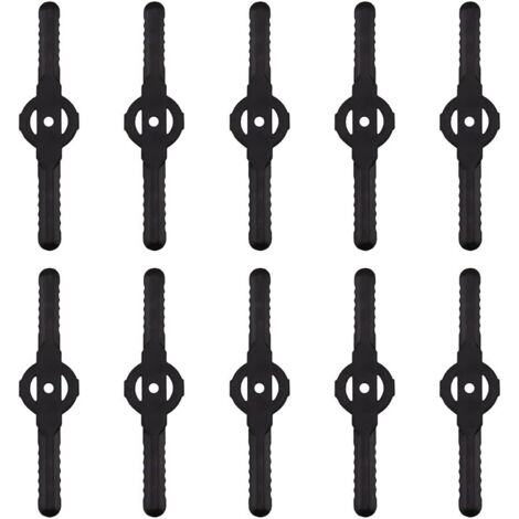 10er-Pack Kunststoff-Rasenmäher-Ersatzklingen – Gartenarbeit, Rasenmäher & Rasenmäher-Zubehör (1/5)
