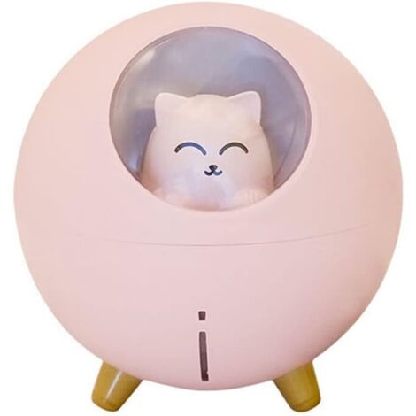 Luftbefeuchter, Aromatherapie-Spray, Desktop-Luftbefeuchter, süßes Haustier, Planet, Katze, LED-Nachtlicht, Ultraschall-Aroma, ätherisches Öl, Diffusor (C) C - (1/5)