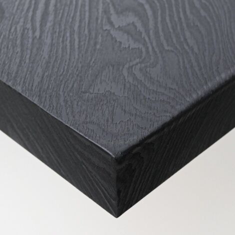 DIMEXACT - Papier adhésif imitation bois gris foncé Eco - 122 cm x 5 m - En Rouleau