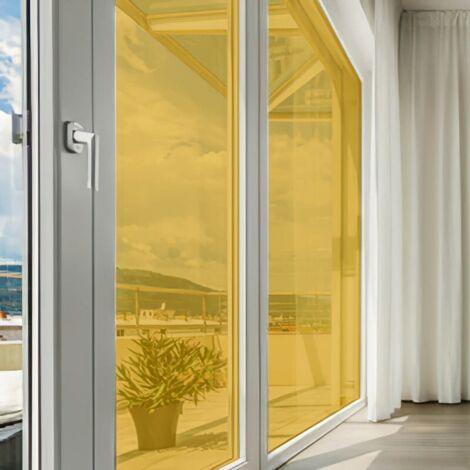 DIMEXACT - Film couleur jaune citron transparent - 152 cm x 2 m - En Rouleau