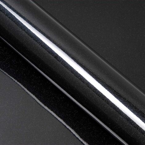 DIMEXACT - Covering noir pailleté brillant pour toutes surfaces - Haute finition - 152 cm x 0.5 m - En Rouleau
