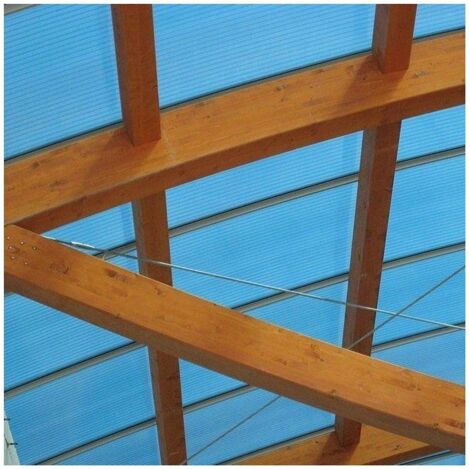 DIMEXACT - Film solaire argent effet miroir pour toit polycarbonate plexiglas - 152 cm x 2.5 m - En Rouleau