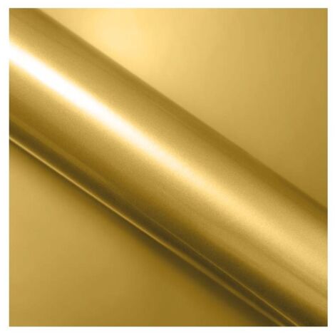 DIMEXACT - Vinyle covering or brillant pour toutes surfaces - 152 cm x 2.5 m - En Rouleau