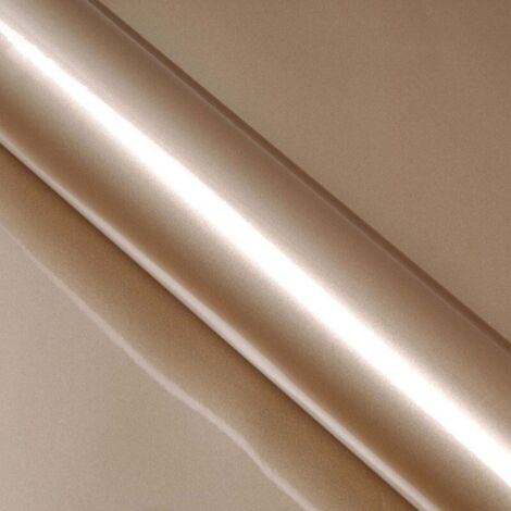 DIMEXACT - Covering beige brillant métallisé pour toutes surfaces - Haute finition - 152 cm x 1.5 m - En Rouleau