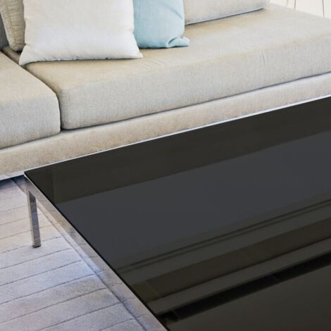 DIMEXACT - Film de protection pour table en verre noir transparent - 152 cm x 1.5 m - En Rouleau