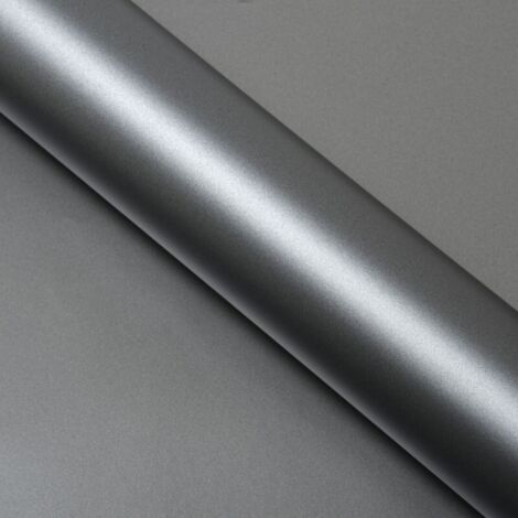DIMEXACT - Covering gris satin profond pour toutes surfaces - Haute finition - 152 cm x 5 m - En Rouleau