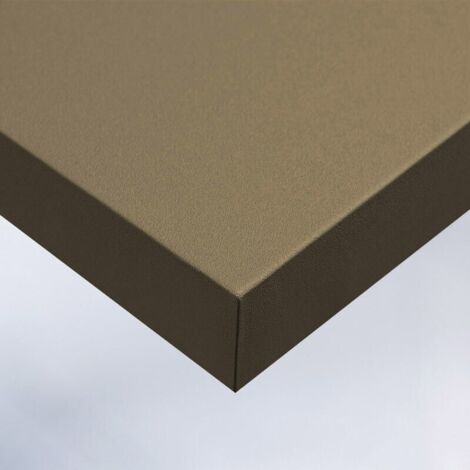 DIMEXACT - Papier peint autocollant taupe mat - 122 cm x 1 m - En Rouleau (1/3)