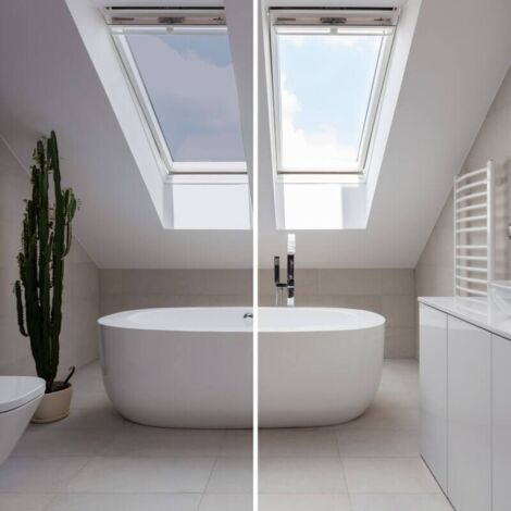DIMEXACT - Film anti chaleur pour velux - alu clair - 75 cm x 0.5 m - En Rouleau