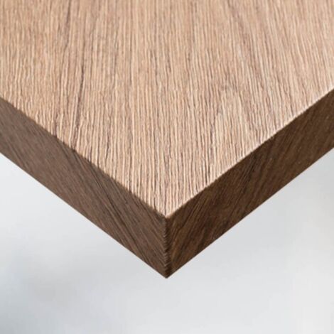 DIMEXACT - Vinyle adhésif imitation bois de chêne foncé structuré - 122 cm x 0.5 m - En Rouleau (1/3)