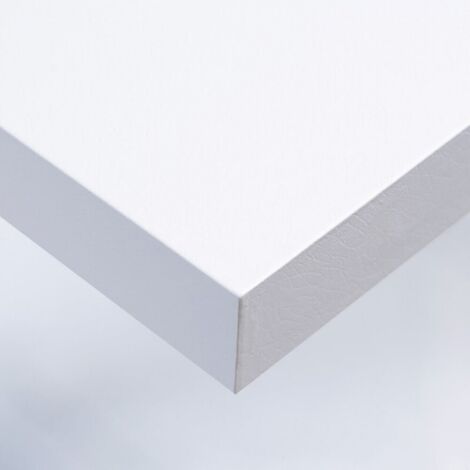 DIMEXACT - Rouleau adhésif effet cuir blanc - 122 cm x 0.5 m - En Rouleau (1/2)