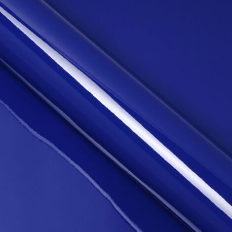 DIMEXACT - Covering bleu brillant profond pour toutes surfaces - Haute finition - 152 cm x 2 m - En Rouleau