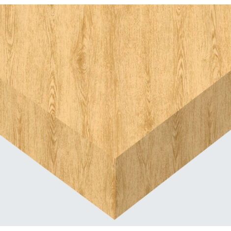DIMEXACT - Papier adhésif imitation chêne beige doré - 122 cm x 0.5 m - En Rouleau