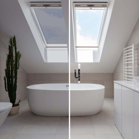 DIMEXACT - Film anti chaleur pour velux - gris fumé - 75 cm x 1.5 m - En Rouleau