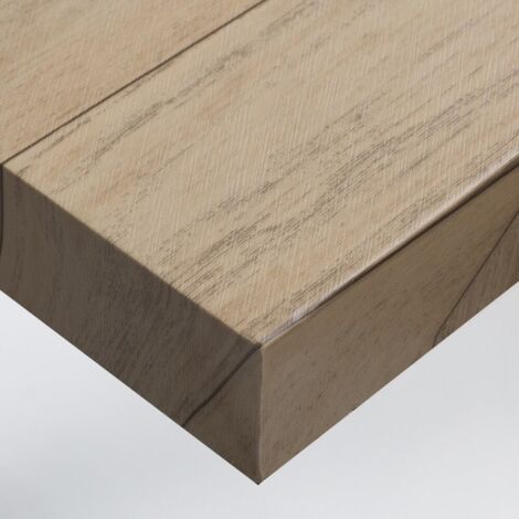 DIMEXACT - Vinyle adhésif imitation parquet clair - 122 cm x 2.5 m - En Rouleau