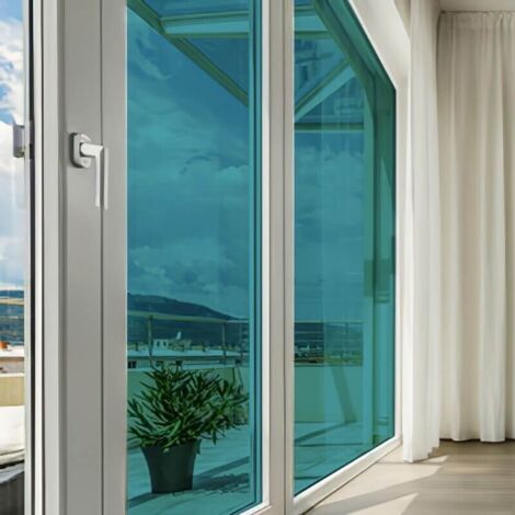 DIMEXACT - Film couleur bleu turquoise transparent - 75 cm x 5 m - En Rouleau