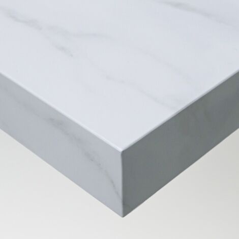 DIMEXACT - Rouleau adhésif effet marbre blanc mat - 60 cm x 0.5 m - En Rouleau