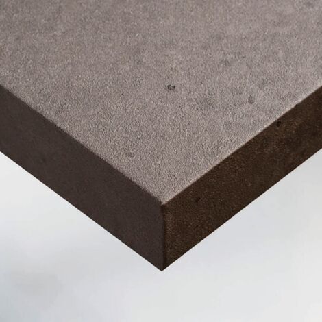 DIMEXACT - Papier peint adhésif effet béton foncé - 122 cm x 2.5 m - En Rouleau