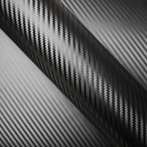 DIMEXACT - Covering carbone noir pour toutes surfaces - 152 cm x 1 m - En Rouleau
