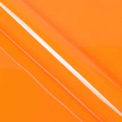 DIMEXACT - Covering orange brillant pour toutes surfaces - Haute finition - 152 cm x 1 m - En Rouleau
