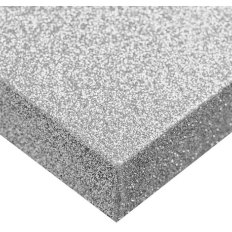 DIMEXACT - Rouleau adhésif argent pailleté Eco - 122 cm x 1.5 m - En Rouleau