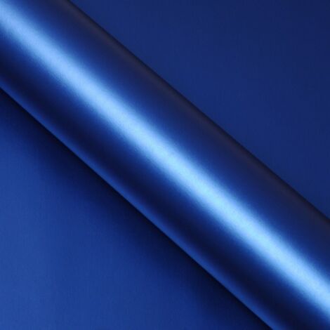 DIMEXACT - Covering bleu nuit mat pour toutes surfaces - Haute finition - 152 cm x 2.5 m - En Rouleau