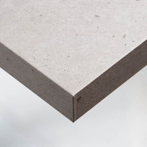 DIMEXACT - Papier peint adhésif effet béton clair - 122 cm x 2 m - En Rouleau