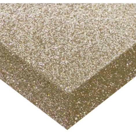 DIMEXACT - Rouleau adhésif champagne pailleté - 122 cm x 1 m - En Rouleau
