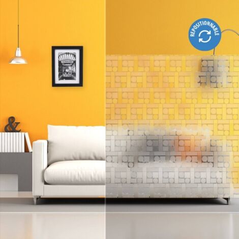 DIMEXACT - Film repositionnable décoratif motif géométrique - 120 cm x 0.5 m - En Rouleau (1/3)