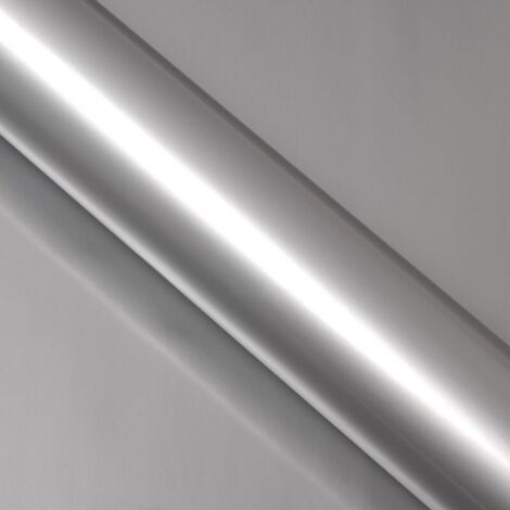 DIMEXACT - Covering argent brillant pour toutes surfaces - Haute finition - 152 cm x 0.5 m - En Rouleau