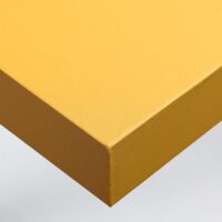 DIMEXACT - Papier peint autocollant jaune tournesol mat - 122 cm x 2.5 m - En Rouleau
