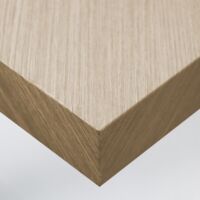DIMEXACT - Vinyle adhésif imitation bois de chêne à lignes dorées - 122 cm x 1.5 m - En Rouleau