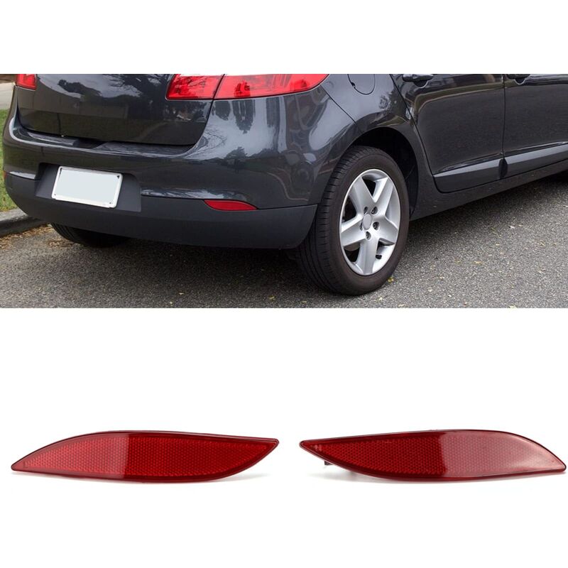 Réflecteurs De Pare-chocs Arrière Pour Renault Megane MK3 2008-2013 – Améliore La Visibilité - 7